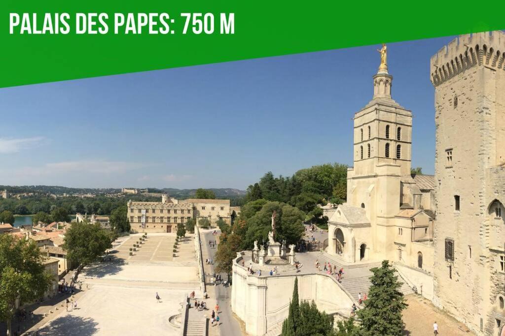 Le Loft Des Papes - 2 Terrasses - Vue Panoramique Sur La Ville - Ac Clim Avignon Exteriér fotografie